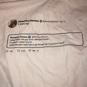 Demetrius Harmon tee shirt